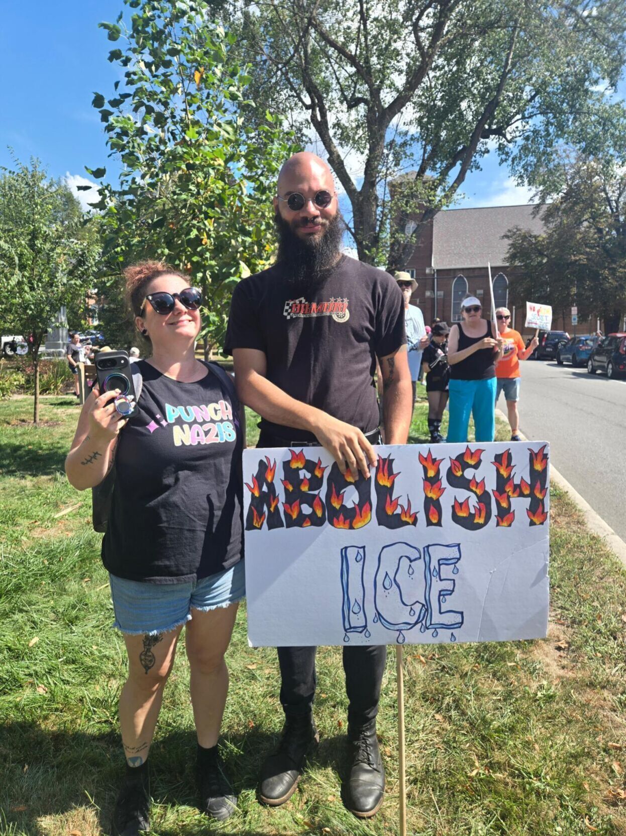 abolish ice Philipsburg Memorial